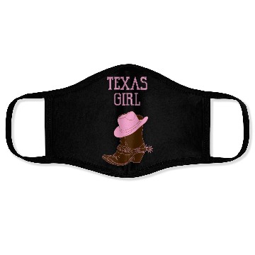 Discover Texas girl Face Masks