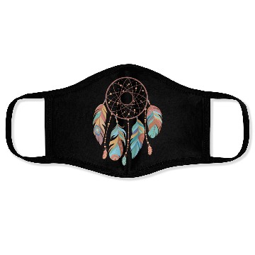 Discover Dream Catcher Native American Retro Dreamcatcher Face Masks