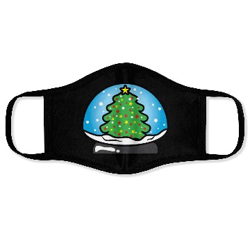 Discover Snow ball with Christmas Tree Face Masks