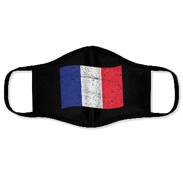 Discover France Flag French Flag Tricolore France Face Masks