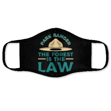 Discover Park Ranger Law Gift Face Masks
