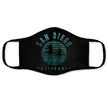 Discover San Diego California Face Masks