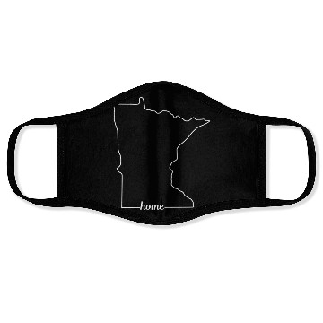 Discover Minnesota State USA Pride Home Face Masks