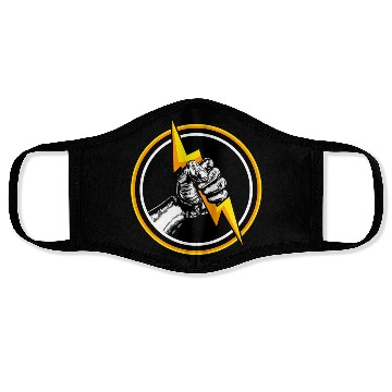 Discover Electrician Electrical Engineer Electricity Volt Face Masks