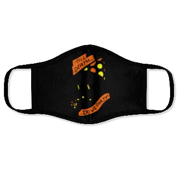 Discover Till Death do us Party Face Masks