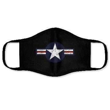 Discover USAF US Air Force Roundel Face Masks