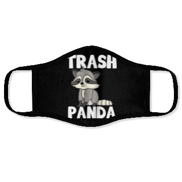 Discover Raccoon Trash Panda Funny Cute Quote Animal Gift Face Masks