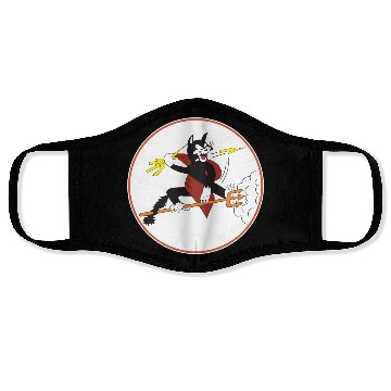 Discover Fighter Squadron 191 (VF-191) Satan's Kittens Face Masks