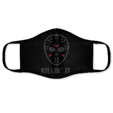 Discover Killin It Friday 13TH Halloween Jason Mask Face Masks