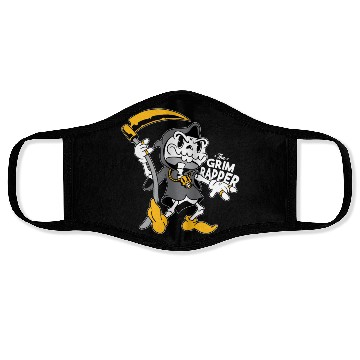 Discover The grim reaper Face Masks funny the grim rapper
