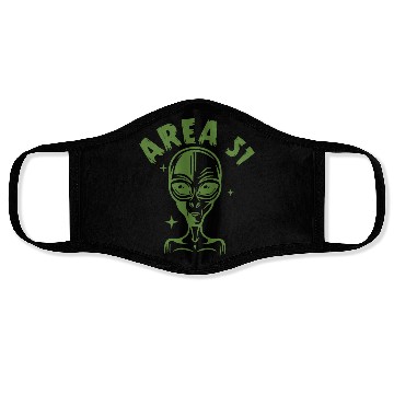 Discover AREA 51 Face Masks