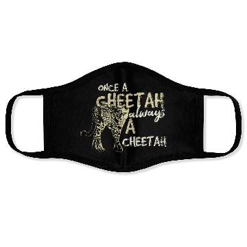 Discover Cheetah safari Face Masks