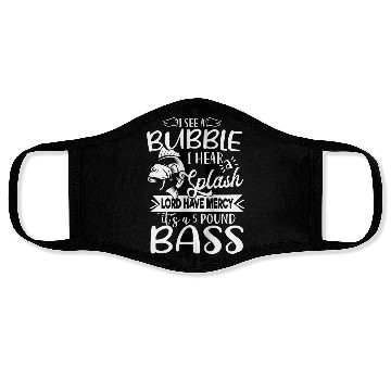 Discover It's a 5 Pound Bass Face Masks
