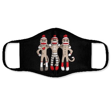 Discover Sock Monkey Buddies Face Masks