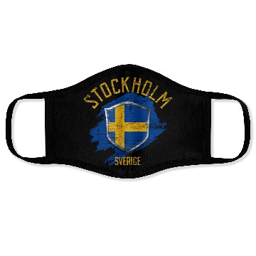 Discover Sweden Stockholm Face Masks