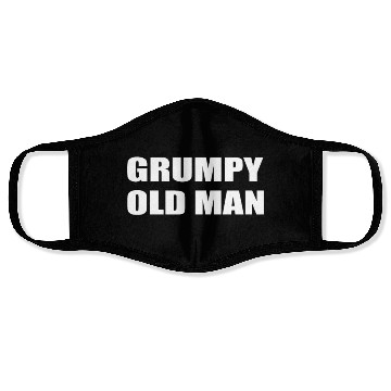 Discover Grumpy Old Man Witty Gym Workout Face Masks