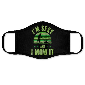 Discover Lawn Mowing Sexy Face Masks