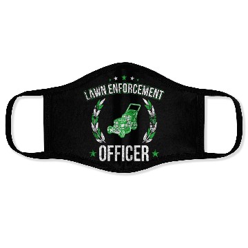 Discover Lawn Mowing Lawn Face Masks