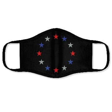 Discover STAR STARS AMERICAN CIRCLE Vector Face Masks