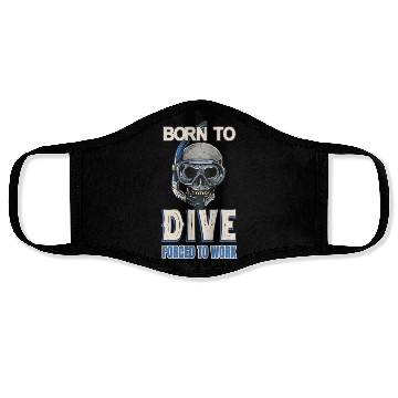 Discover Divers Saying Diving Goggles Skull Face Masks