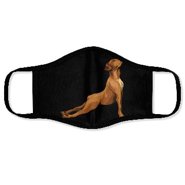 Discover Portrait from a Lovely Rhodesian Ridgeback Face Masks