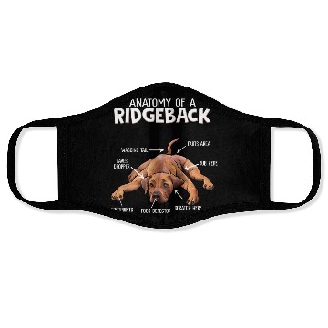 Discover Anatomy of a Ridgeback Face Masks