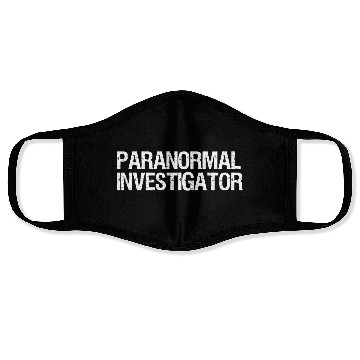 Discover Paranormal Investigator Ghost Hunting Face Masks