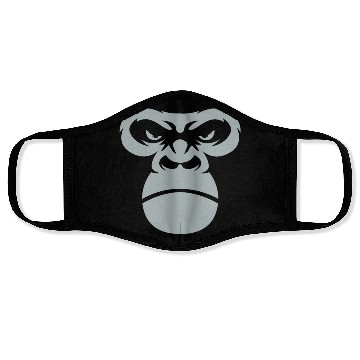 Discover Big Gorilla Face Silverback Monkey Ape Gift Face Masks