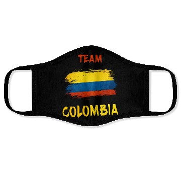 Discover Team Colombia / Flag Face Masks