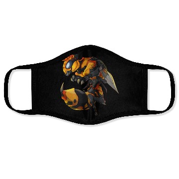 Discover Chameleon Wasp Monster Face Masks