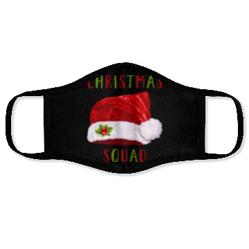 Discover christmas squad Face Masks