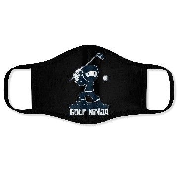 Discover Golf Ninja Funny Hobbies Albatross Game Gift Face Masks