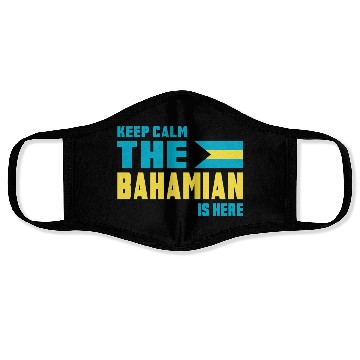 Discover Keep Calm Bahamas Design / Gift Face Masks