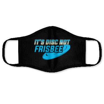 Discover It's a Disc not Frisbee Disc Golf Ultimate Frisbee Face Masks
