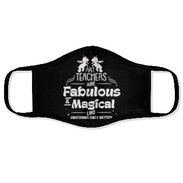 Discover Art Teacher Face Masks