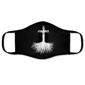 Discover Nature Cross Christian Design Face Masks