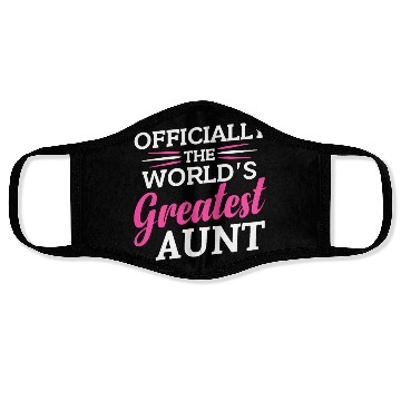 Discover Officially The World s Greatest Aunt Face Masks
