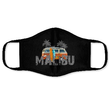 Discover Malibu Surfing Face Masks