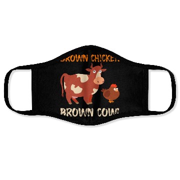 Discover Brown Chicken Brown Cow Face Masks