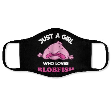 Discover Just A Girl Who Loves Blobfish | Funny Ugly Fish Face Masks