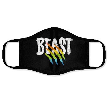 Discover LGBT Rainbow Flag Beast Face Masks