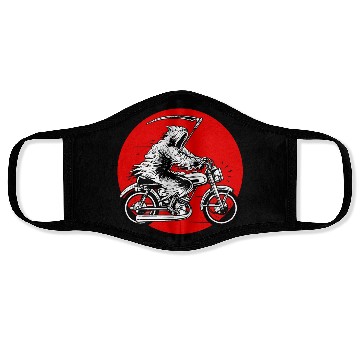 Discover Reaper Moto Racer Face Masks