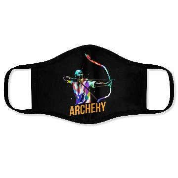 Discover Bow Archery Longbow Gift Face Masks