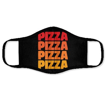 Discover Pizza Pizza Pizza Pizza Face Masks