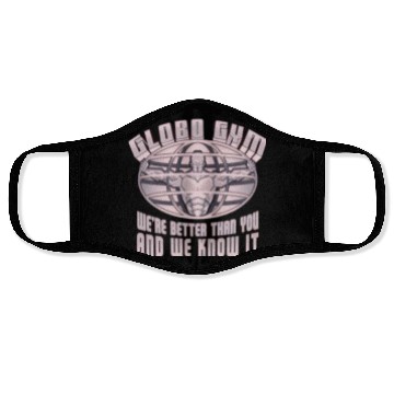 Discover globo gym costume Face Masks