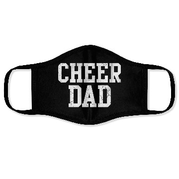Discover Cheer Dad Cheerleader Cheerleading Father Face Masks
