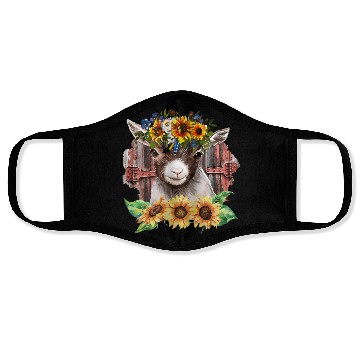 Discover Sunflower Goat Face Masks