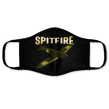Discover Spitfire UK Mk.1 RAF British WWII Fighter Royal Face Masks