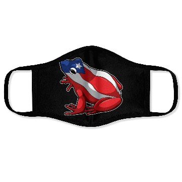 Discover Puerto Rican Coqui Frog - Puerto Rico Face Masks
