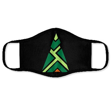 Discover Christmas tree fir tree Face Masks